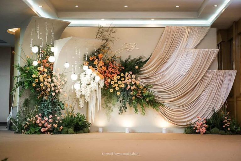 Gambar vendor properti wedding menawarkan jasa untuk membantu penyedia jasa pernikahan baru memasarkan dan menjual properti mereka dengan mudah dan efektif