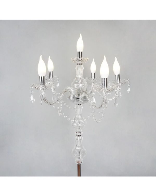 Standing Lampu 6 Led Transparent  1.5 M